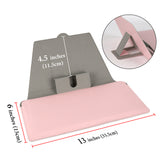 Geekria Compact Keyboard Case, Vegan Leather Travel Case, with Phone and Tablet Holder, Compatible with Logitech K380/Pebble Keys 2 K380s, Magic Keyboard (Pink)