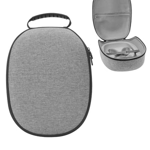 Geekria Shield Hard Carrying Case Compatible with Meta Quest 3, Drop and Scratch Proof Portable Bag Protect VR Device and Accessories, VR Headset Case Suitable for Travel and Home Bag (Grey)