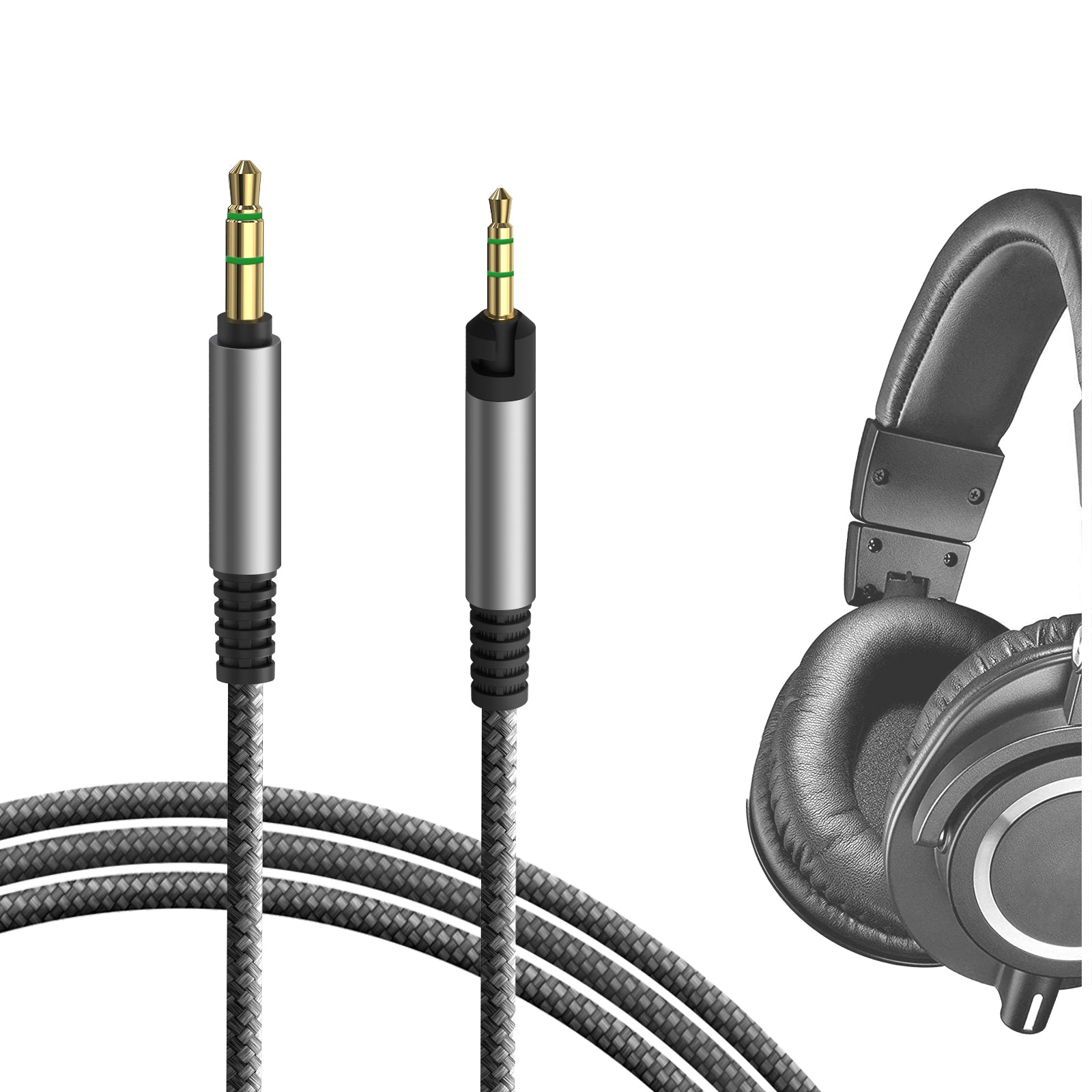 Geekria Audio Cable Compatible with Audio-Technica ATH-M50x