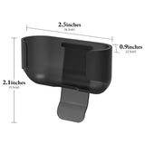 Geekria Ultra-Light Polycarbonate Belt Clip Earbuds Case Compatible with Apple AirPods Pro 2, Hard Shell for Hiking, Outdoor Activities, Tight fixation (Black, 1 Pack, Single Case)