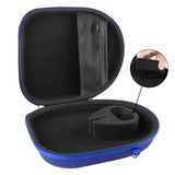 Geekria Shield Headphones Case Compatible with JBL TUNE 770NC, TUNE 760NC, TUNE 750NC, TUNE 720BT, Live 770NC Case, Replacement Hard Shell Travel Carrying Bag with Cable Storage (Blue)