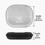 Geekria Shield Headphones Case Compatible with Sony WH-CH520, WH-CH510, WH-CH500, Replacement Hard Shell Travel Carrying Bag with Cable Storage (Dark Grey)