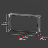 Geekria Acrylic Dust Cover Transparent Dust Guard Compatible with Nintendo Switch/Switch OLED Charging Dock, Anti Scratch Waterproof Protective Clear Acrylic Cover Sleeve Display Box