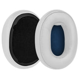 Geekria QuickFit Replacement Ear Pads for Skullcandy Crusher Wireless, Crusher Evo, Crusher ANC, Hesh 3 Headphones Ear Cushions, Headset Earpads, Ear Cups Cover Repair Parts (White)
