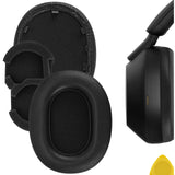 Geekria QuickFit Replacement Ear Pads for Sony WH-1000XM5 WH1000XM5 Wireless Headphones Ear Cushions, Headset Earpads, Ear Cups Cover Repair Parts (Black)