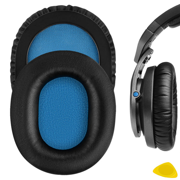 Geekria QuickFit Replacement Ear Pads for Sennheiser HD8 DJ, HD6 Mix, HD7 DJ Headphones Ear Cushions, Repair Parts (Black)