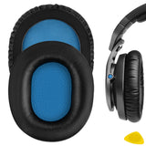 Geekria QuickFit Replacement Ear Pads for Sennheiser HD8 DJ, HD6 Mix, HD7 DJ Headphones Ear Cushions, Repair Parts (Black)