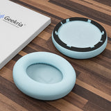 Geekria QuickFit Replacement Ear Pads Compatible with Anker Soundcore Space One Headphones, Repair Parts (Sky Blue)