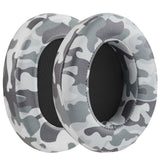 Geekria QuickFit Extra Thick Replacement Ear Pads for HyperX Cloud III, Cloud 3, Cloud II, 2, Mix, Alpha, Cloud Flight, Stinger, Revolver S Headphones Ear Cushions, Ear Cups Repair Parts (Camo)