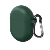 Geekria Silicone Case Cover Compatible with Google Pixel Buds Pro True Wireless Earbuds, Earphones Skin Cover, Protective Carrying Case with Keychain Hook, Charging Port Accessible (Green)