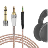 Geekria Apollo Cable Compatible with Sennheiser HD 620S/599/598/550/505, 3.5mm/6.35mm to 2.5mm Replacement Cord for Hi-Resolution Audiophile, HiFi Headset (10 ft/3 m)
