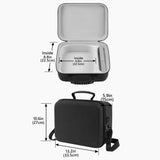 Geekria Hard Shell Travel Case Compatible with ONOAYO ONO5Pro, Outdoor 4K Projector Carrying Bag (Dark Grey)
