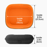 Geekria Shield Headphones Case Compatible with JBL Tour ONE M3, Skullcandy Crusher ANC 2, Hesh ANC and More, Replacement Hard Shell Travel Carrying Bag with Cable Storage (Dark Grey)