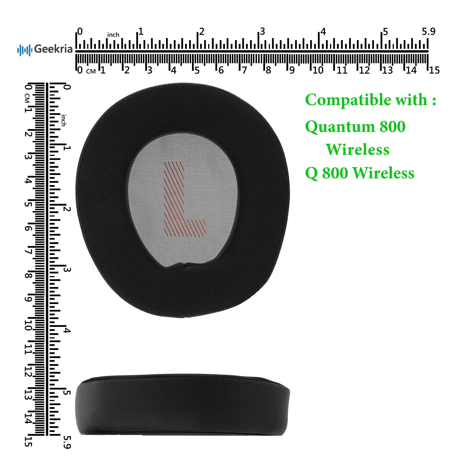 Geekria Sport Cooling-Gel Replacement Ear Pads for JBL