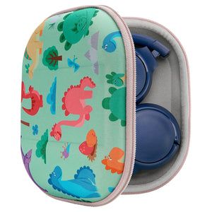 Geekria Shield On-Ear Headphones Case Compatible with JBL Tune 510BT, Tune 660NC, Tune 560BT, Tune 500BT Case, Replacement Hard Shell Travel Carrying Bag with Cable Storage (Green)