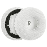 Geekria Comfort Mesh Fabric Replacement Ear Pads for JBL Tune 600 (T600BTNC, 600BTNC)/ 660 (T660NC, 660NC)/ 670 (T670NC, 670NC) Headphones, Ear Cushions (White)
