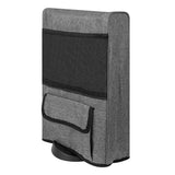 Geekria Anti Scratch & Waterproof Dust Sleeve compatible with Xbox One S, Series X/S Console, Protection Cover with Side Pockets (Grey)