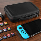 Geekria Shield Carrying Case Compatible with Nintendo Switch/OLED Console, Protective Travel Bag with Space for Cable, Charger, Accessories and Game Card Storage Slot (Black)