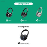 Geekria Audio Cable with Mic Compatible with Bose AE2i, AE2w, AE2 Headphones, 2.5mm to 3.5mm Replacement Stereo Cord with Inline Microphone and Volume Control (4 ft/1.2 m)