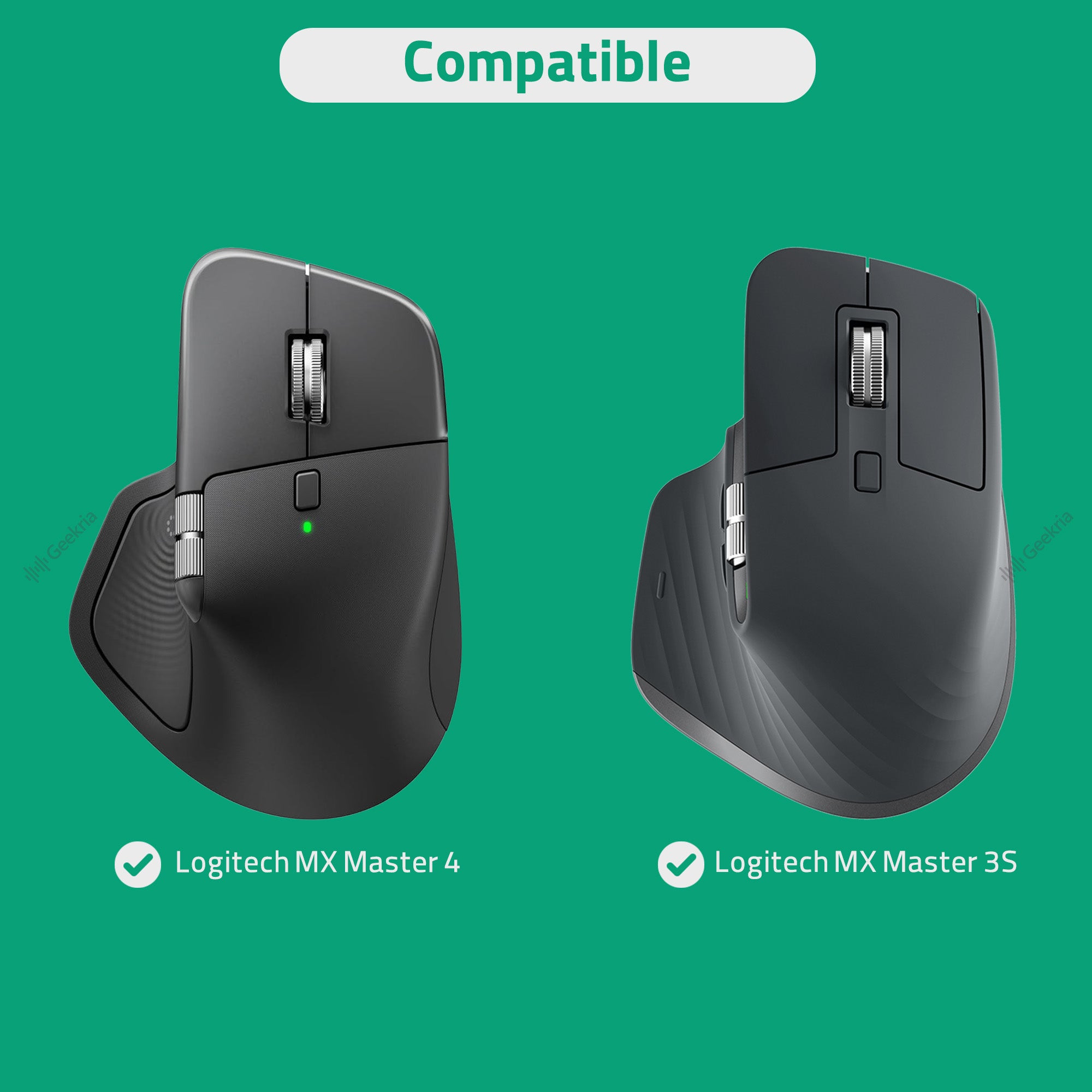 Geekria Hard Shell Mouse Case, Compatible with Logitech MX Master 4 /