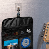Geekria Elite Guitar Accessory Organizer, Foldable Bag, Easy Access Pockets Case, Picks Parts Holder Storage (Dark Grey)
