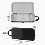 Geekria Keyboard Hard Shell Case, Compatible with Wooting 80HE, Kisnt KN85, Womier SK80 PRO, EPOMAKER G84 HE/G84 PRO/TH85, YUNZII RT75 PRO/B75 PRO MAX Travel Carrying Bag (Dark Gray)
