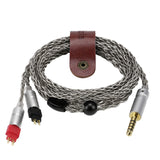 Geekria Apollo Silver-Plated Copper Upgrade Audio Cable Compatible with Sennheiser HD600, HD650, HD660S2, HD6XX Headphones, 4.4mm Replacement Headphones Cord for Amplifier (4.9ft/1.5 m)