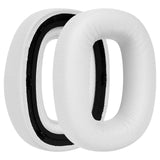 Geekria QuickFit Replacement Ear Pads for Bowers & Wilkins B&W Px8, Px7 S2 Headphones Ear Cushions, Headset Earpads, Ear Cups Cover Repair Parts (White)