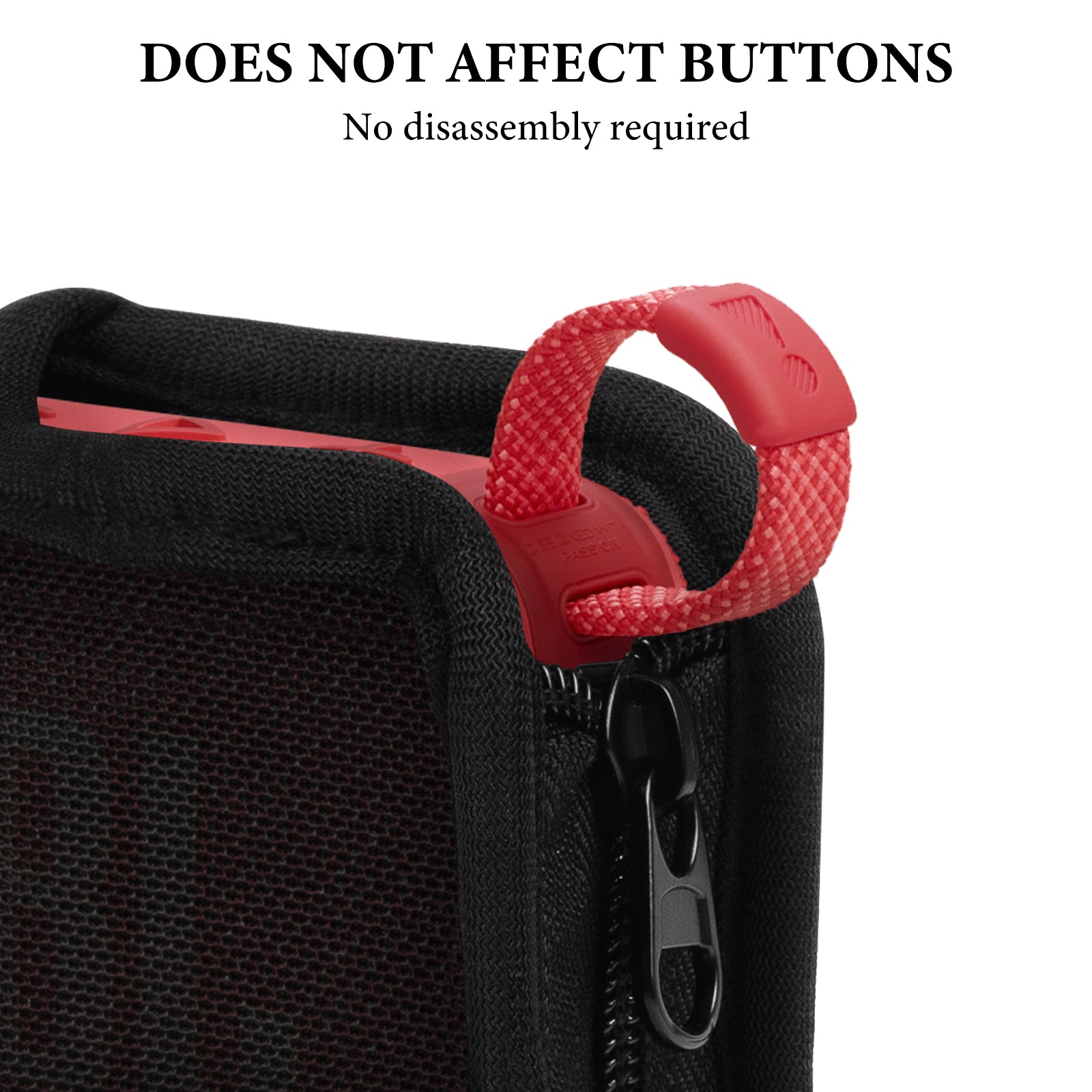 Geekria Oxford Cloth Speaker Case Cover Compatible with JBL GO 4 Case,