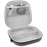 Geekria Shield Headphones Case, Compatible with AirPods Max Headphones Case, Replacement Hard Shell Travel Carrying Bag with Room for Smart Case and Accessories Storage (Dark Grey)