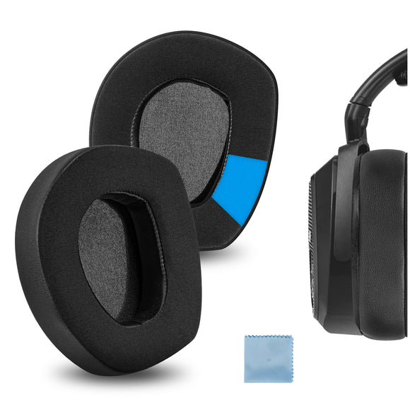Geekria Sport Cooling-Gel Replacement Ear Pads for Sennheiser RS165, RS175, HDR165, HDR175, RS185, HDR185, RS195, HDR195 Headphones Ear Cushions, Headset Earpads, Ear Cups Cover Repair Parts