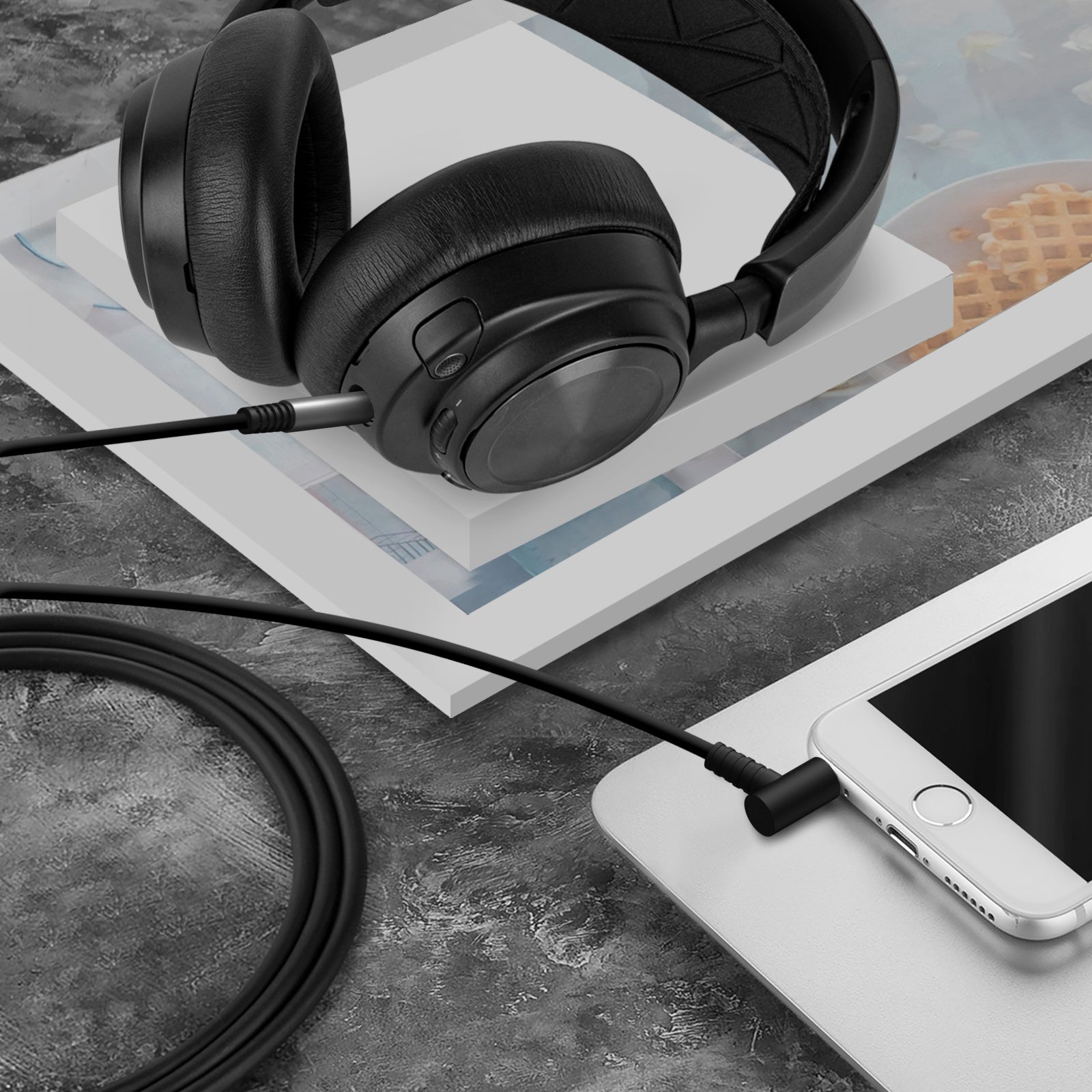 Cavo Audio Jack AUX Da 3,5 Mm Di Ricambio Da 1,5 M Per