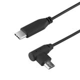 Geekria USB-C Digital to Audio Cable with Mic Compatible with SONY WI-1000X WI-H700, MDR-EX750BT, JVC HA-FD70BT HA-FX99XBT USB-C to Micro-USB Cable, Replacement Stereo Cord (5 ft/1.5 m)