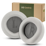 Geekria Comfort Mesh Fabric Replacement Ear Pads for Corsair Virtuoso MAX/ Virtuoso PRO Wireless Headphones Ear Cushions, Repair Parts (Grey)