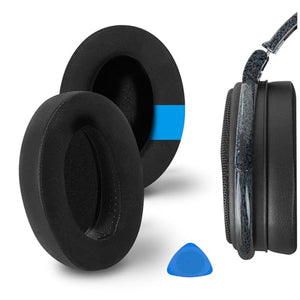 Geekria Sport Cooling-Gel Replacement Ear Pads Compatible with Sennheiser HD 525/ 535/ 545/ 565/ 580/ 600/ 650/ 660S Headphones, Ear Cushions, Repair Parts (Black)