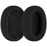 Geekria Comfort Mesh Fabric Replacement Ear Pads for Sony INZONE H5 (WH-G500) Headphones Ear Cushions, Headset Earpads, Ear Cups Cover Repair Parts (Black)