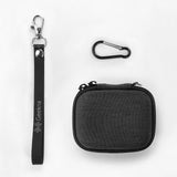 Geekria Shield Earbuds Case Compatible with JBL Tour Pro 3, Sense Lite, Wave Buds True Wireless Earbuds, Replacement Hard Shell Travel Carrying Bag with Carabiner Clip (Dark Grey)