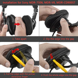 Geekria Replacement Ear Pads Compatible with SONY MDR-7506, MDR-V6, MDR-V7, MDR-CD900ST Headphones, Ear Cushions (Black)