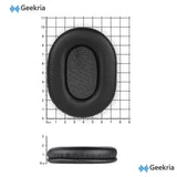 Geekria Replacement Ear Pads Compatible with SONY MDR-7506, MDR-V6, MDR-V7, MDR-CD900ST Headphones, Ear Cushions (Black)