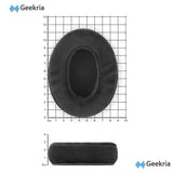 Geekria PRO Extra Thick Velour Replacement Ear Pads Compatible with SONY MDR-7506, MDR-V6, MDR-V7, MDR-CD900ST Headphones, Ear Cushions (Black)