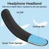 Geekria Hook and Loop Headband Cover + Headband Pad Set, Headband Protector with Zipper Closure, DIY Installation No Tool Needed, Compatible with Medium Sized Headphones