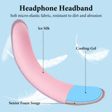 Geekria Nova Headband Cover & Pad Set, Cooling-Gel, Tool-Free Installation, Compatible with Razer, JBL, Plantronics, Sennheiser, Logitech, HyperX, Corsair, and More Headphones