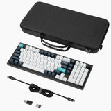 Geekria 96% Keyboard Hard Shell Case, Travel Carrying Bag, Compatible with Logitech Alto Keys K98M, Keychron Q5 Pro, EPOMAKER Galaxy100 / TH99, AULA S98 Pro / F99 PRO, RK ROYAL KLUDGE S98