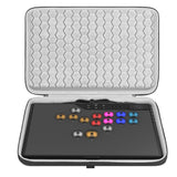 Geekria Hard Shell Travel Case Compatible with Corsair NOVABLADE PRO, Arcade Controller Carrying Bag (Dark Grey)