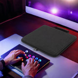 Geekria Hard Shell Travel Case Compatible with Corsair NOVABLADE PRO, Arcade Controller Carrying Bag (Dark Grey)