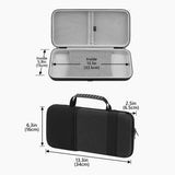 Geekria 75% Keyboard Case, Hard Shell Travel Carrying Bag for 84 Key Wireless Portable Keyboard, Compatible with Keychron K2, Logitech POP Keys Mechanical Keyboard