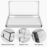 Geekria Audio Sampler Transparent Acrylic Protective Case, Magnetic Dust Cover, Compatible with Ableton Move (transparent)