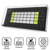 Geekria Audio Sampler Transparent Acrylic Protective Case, Magnetic Dust Cover, Compatible with Ableton Move (transparent)