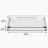 Geekria Audio Sampler Transparent Acrylic Protective Case, Magnetic Dust Cover, Compatible with Ableton Move (transparent)