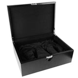 Geekria Elite Box Compatible with Sennheiser HD820, HD800, HiFiMAN Ananda, Fostex TH900, JVC HA-SZ2000, High-Grade Large Headset Storage Case for Organize and Display Two Valuable Headphones